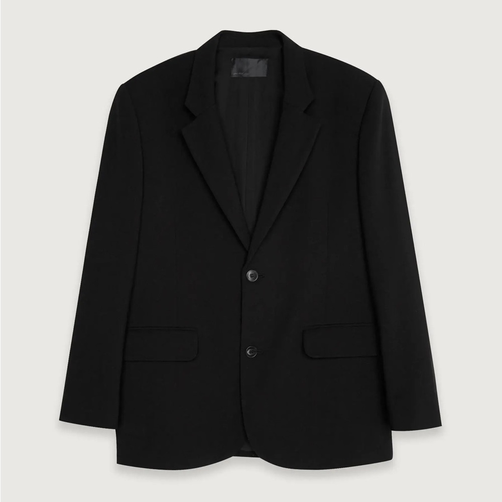 NWT OAK + FORT Classic Blazer in Black